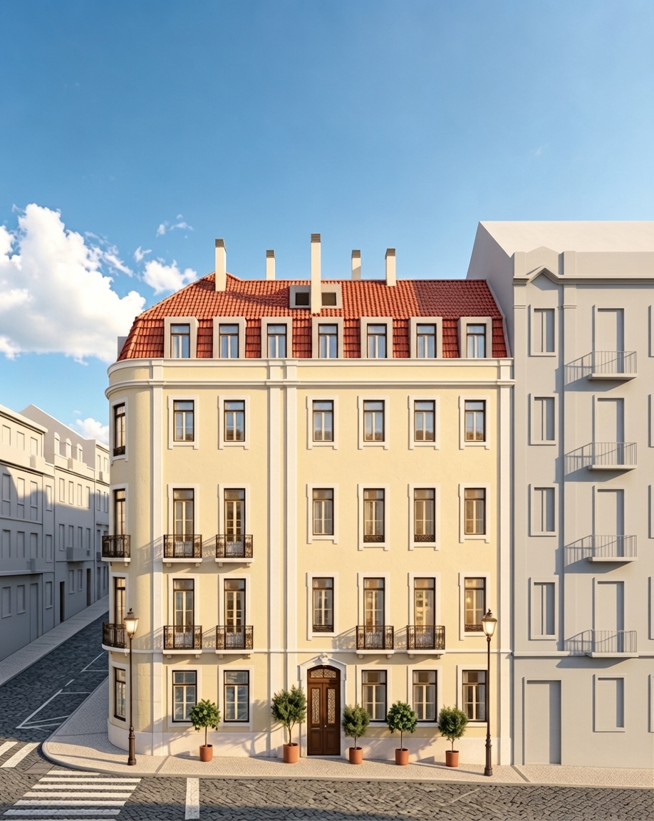 Official front elevation drawing